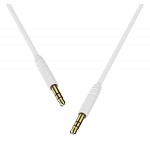 CELEBRAT καλώδιο ήχου 3.5mm AU-01, AUX, 1m, λευκό Ήχος
