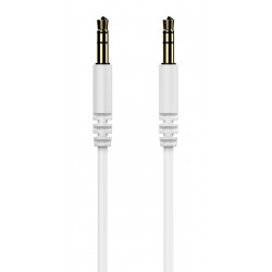 CELEBRAT καλώδιο ήχου 3.5mm AU-01, AUX, 1m, λευκό Ήχος