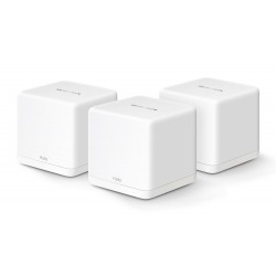 MERCUSYS Mesh WiFi 6 System Halo H60X, 1500Mbps Dual Band, 3τμχ, V.1.0 Access Points