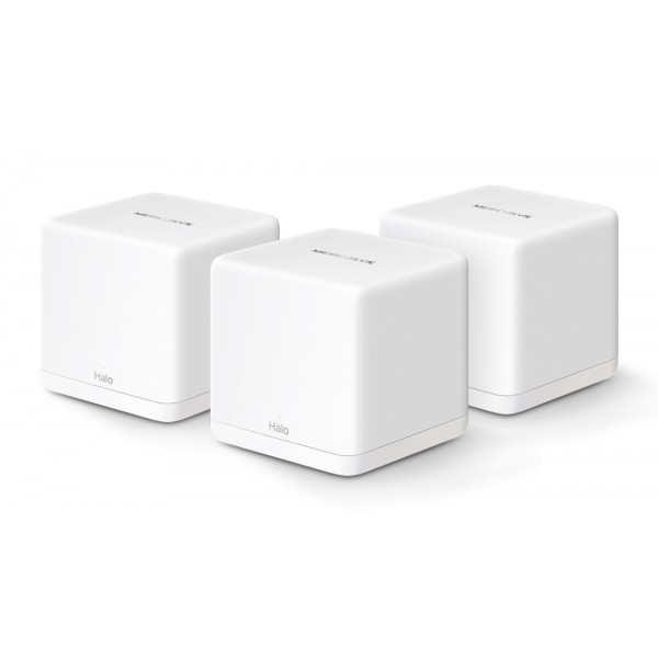 MERCUSYS Mesh WiFi 6 System Halo H60X, 1500Mbps Dual Band, 3τμχ, V.1.0 Access Points