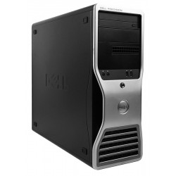 DELL PC Precision T5400 Tower, Refurbished Grade A Repainted, E5440, 4GB, 320GB, ATI FireGL V3600, DVD, FreeDOS Refurbished PC