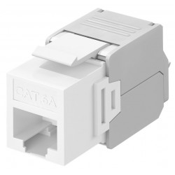 GOOBAY Keystone module RJ45 CAT 6A 90867, UTP, λευκό Καμπίνες - Rack