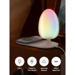 LDNIO ασύρματος φορτιστής Y3 με φωτιστικό, 15W, λευκός Φορτιστές Κινητών