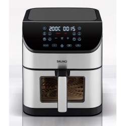 BRUNO φριτέζα αέρος BRN-0194, 8lt, 1800W, inox/μαύρη Συσκευές Ψησίματος-Μαγειρέματος