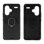 POWERTECH θήκη Ring Armor MOB-1984 για Xiaomi Redmi Note 13 Pro Plus 5G, μαύρη Θήκες