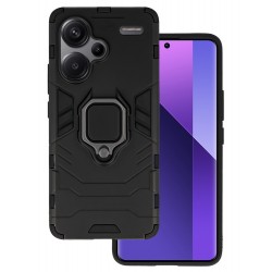 POWERTECH θήκη Ring Armor MOB-1984 για Xiaomi Redmi Note 13 Pro Plus 5G, μαύρη Θήκες