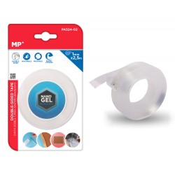 MP κολλητική ταινία διπλής όψεως PA524-02, nano gel, 19mm x 2.5m, διάφανη Βοηθητικά Εργαλεία