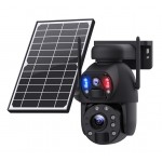 SECTEC smart ηλιακή κάμερα ST-5986M, 3MP dual lens, 20x zoom, WiFi, SD, PTZ Smart Κάμερες