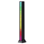 LED φωτορυθμικό φωτιστικό ZS52, RGB, 5W, μαύρο Φωτιστικά