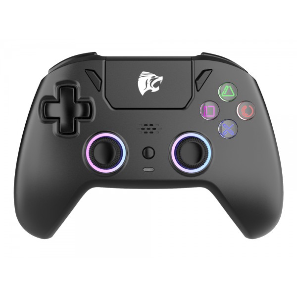 ROAR ασύρματο gamepad RR-0023, Switch/PS4/PC/iOS/Android, Bluetooth, μαύρο Gamepad