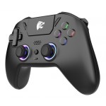 ROAR ασύρματο gamepad RR-0023, Switch/PS4/PC/iOS/Android, Bluetooth, μαύρο Gamepad