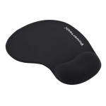 POWERTECH mouse pad PT-1293 με στήριγμα καρπού, 23x19x1.8cm, μαύρο Mouse Pad
