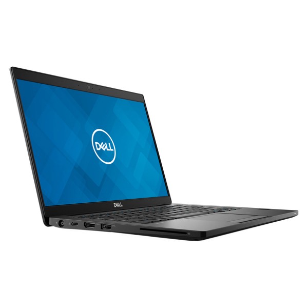 DELL Laptop Latitude 7390, Refurbished Grade B, i5-8250U, 8/256GB M.2, Cam, 13.3", Intel UHD Graphics 620, FreeDOS Refurbished Laptops
