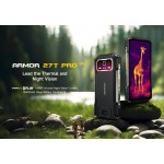 ULEFONE smartphone Armor 27T Pro, 6.78", 12/256GB, 5G, 10600mAh, IP68/IP69K, μαύρο Smartphones