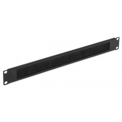 POWERTECH βούρτσα προστασίας για rack NETW-0030, 19"/1U, μεταλλικό, μαύρο Καμπίνες - Rack