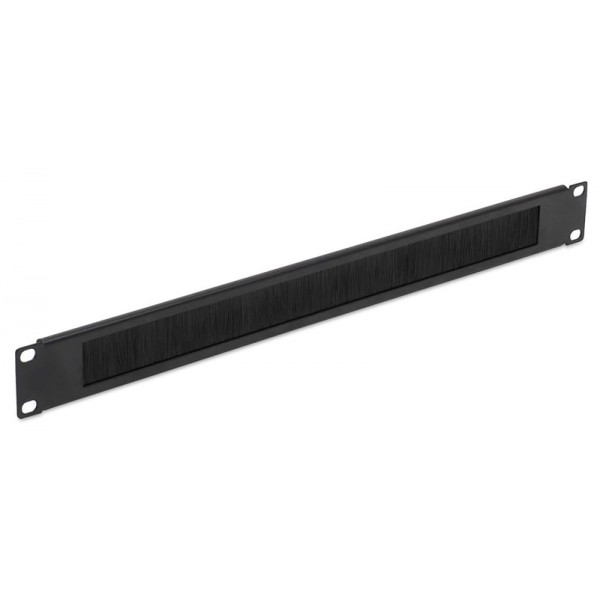 POWERTECH βούρτσα προστασίας για rack NETW-0030, 19"/1U, μεταλλικό, μαύρο Καμπίνες - Rack