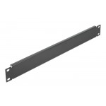 POWERTECH κάλυμμα panel NETW-0032 για rack 19"/1U, μεταλλικό, μαύρο Καμπίνες - Rack
