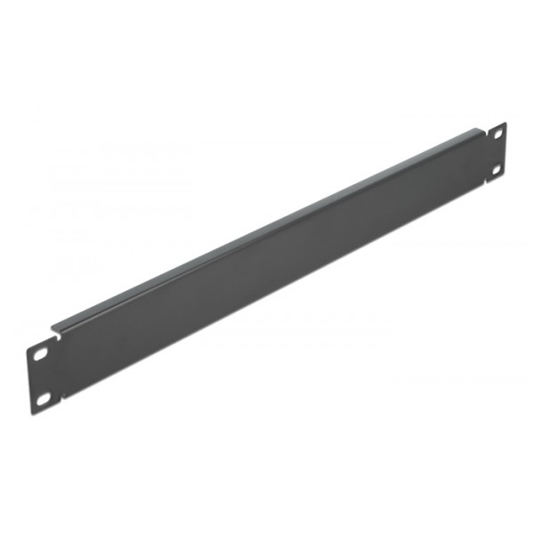 POWERTECH κάλυμμα panel NETW-0032 για rack 19"/1U, μεταλλικό, μαύρο Καμπίνες - Rack