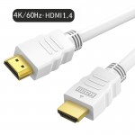 CABLETIME καλώδιο HDMI CT-HE19G με Ethernet, 4K/60Hz, 18 Gbps, 1m, λευκό Εικόνα