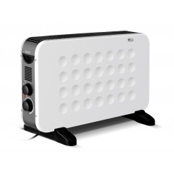 BRUNO θερμοπομπός BRN-0206, 2000W, με θερμοστάτη & ανεμιστήρα, λευκός Θερμαντικά