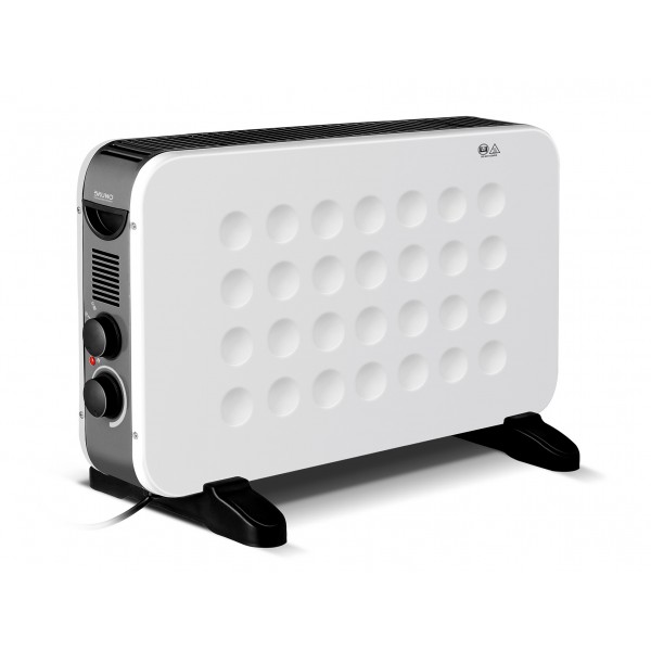 BRUNO θερμοπομπός BRN-0206, 2000W, με θερμοστάτη & ανεμιστήρα, λευκός Θερμαντικά