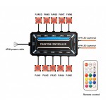 POWERTECH RGB fan controller PCF01-5C με ασύρματο χειριστήριο, 10 connectors Ψύξη - Modding