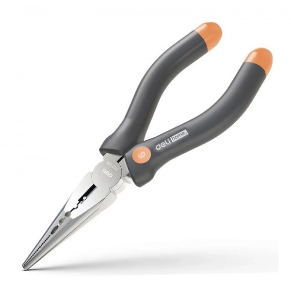 DELI μυτοτσίμπιδο HT2106C με αντιολισθητικές λαβές, 170mm Πένσες