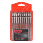 DELI μύτες κατσαβιδιού DL254110 για δράπανο, σταυρωτές, PH2x110mm, 10τμχ Κατσαβίδια