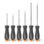 DELI σετ κατσαβίδια HT1006C, 3x ίσια & 3x σταυρωτά, μαγνητικά, 6τμχ Κατσαβίδια