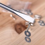 DELI ίσιο κατσαβίδι DL6382001 με αντιολισθητική λαβή, μαγνητικό, 8x200mm Κατσαβίδια