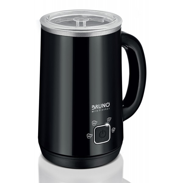 BRUNO συσκευή 4 σε 1 για ζεστό-κρύο αφρόγαλα BRN-0204, 280ml, 500W, ILAG επίστρωση, OTTER controler, μαύρη Καφετιέρες & Μπρίκια