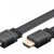 GOOBAY καλώδιο HDMI 2.0 61281, Ethernet, flat, 4K/60Hz 18 Gbps, 5m, μαύρο