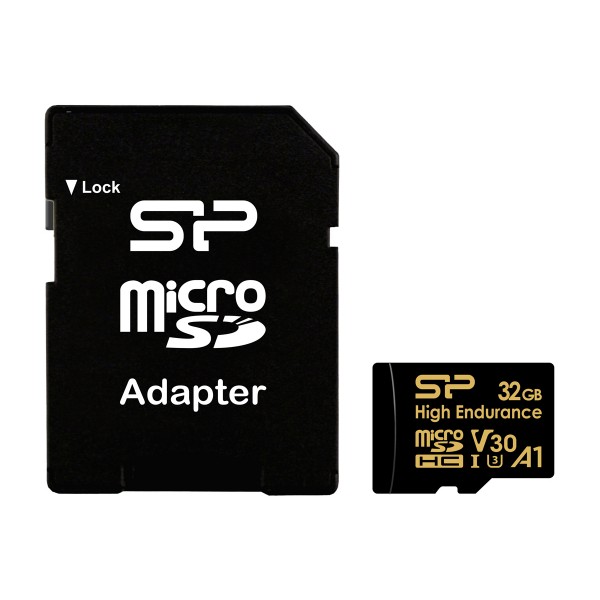 SILICON POWER κάρτα μνήμης microSDHC High Endurance, 32GB, Class 10 UHS-I U3 A1 V30 Κάρτες Μνήμης
