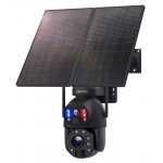 SECTEC smart ηλιακή κάμερα ST-598-6M-4G-20W-EU, 3MP dual lens, 20x zoom, 4G, SD, PTZ Smart Κάμερες