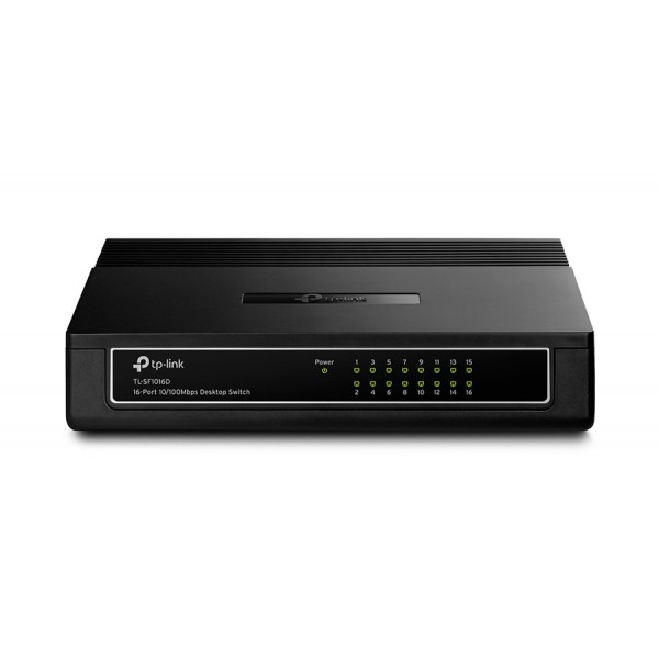 TP-LINK Desktop Switch TL-SF10016D, 10/100Mbps, 16 Θύρες, Ver. 7.0 Switches
