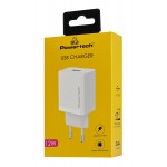 POWERTECH φορτιστής τοίχου PT-1320, USB, 12W, λευκός Φορτιστές Κινητών