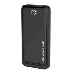POWERTECH power bank PT-1326 με οθόνη, 10000mAh, 22.5W, μαύρο Power Bank