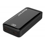 POWERTECH power bank PT-1327 με οθόνη, 20000mAh, 22.5W, μαύρο Power Bank