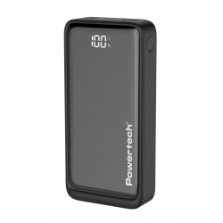 POWERTECH power bank PT-1327 με οθόνη, 20000mAh, 22.5W, μαύρο Power Bank