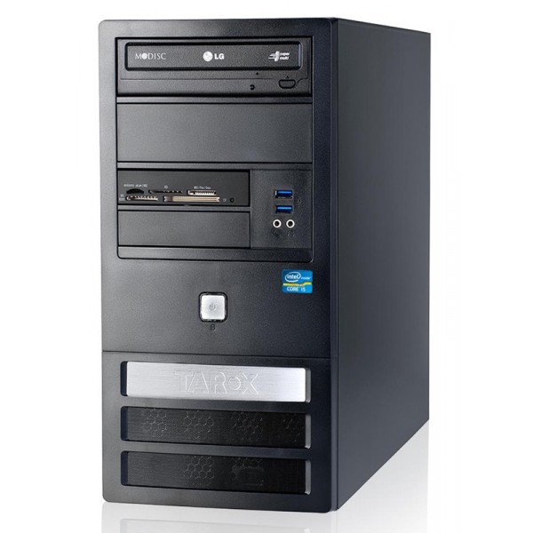 TAROX PC MT, Refurbished Grade A Repainted, E5700, 2GB, 320GB HDD, DVD, FreeDOS Refurbished PC