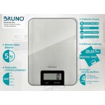 BRUNO ψηφιακή ζυγαριά κουζίνας BRN-0210, 1gr/5kg, ανοξείδωτη Ζυγαριές