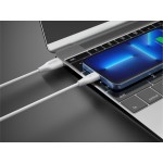 CELEBRAT καλώδιο USB-C σε USB CB-31A, 3A, 480Mbps, 1m, λευκό USB-C (Type-C)