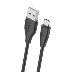 CELEBRAT καλώδιο USB-C σε USB CB-31A, 3A, 480Mbps, 1m, μαύρο USB-C (Type-C)