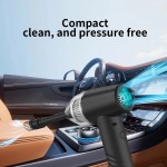 KINZIR 2 σε 1 σκουπάκι χειρός & air duster VC43, 70W, 6000mAh, μαύρο Μηχανήματα - Πολύμετρα