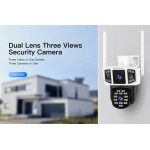 VSTARCAM smart κάμερα CS667DR, dual lens, 3MP, WiFi, SD, PTZ, IP66 Smart Κάμερες