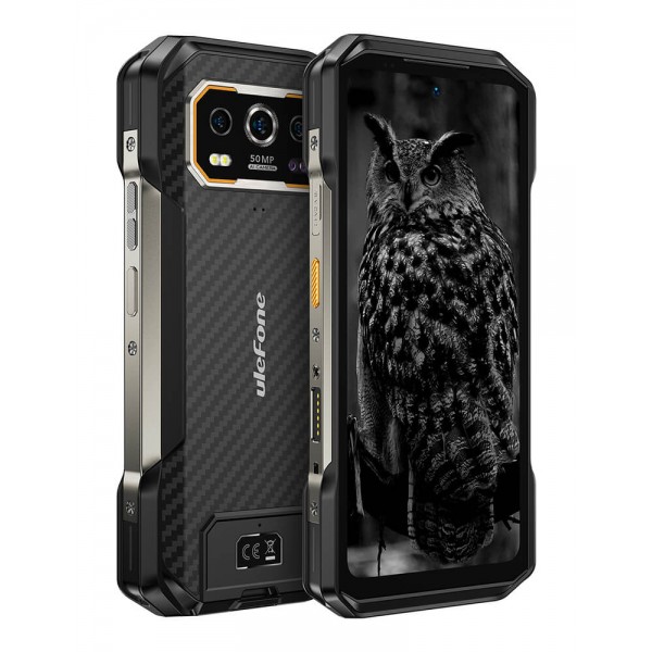 ULEFONE smartphone Armor 27, 6.78", 12/256GB, 10600mAh, IP68/IP69K, μαύρο Smartphones