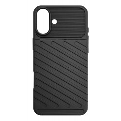 POWERTECH θήκη Thunder MOB-1995 για iPhone 16, μαύρη Θήκες