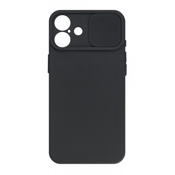 POWERTECH θήκη Camshield Soft MOB-1989 για iPhone 16 Plus, μαύρη Θήκες
