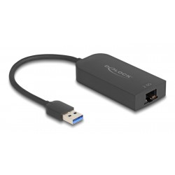 DELOCK αντάπτορας δικτύου 66045, USB, 2.5Gbps Ethernet, μαύρος Κάρτες Δικτύου - USB Dongles