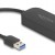DELOCK αντάπτορας δικτύου 66045, USB, 2.5Gbps Ethernet, μαύρος